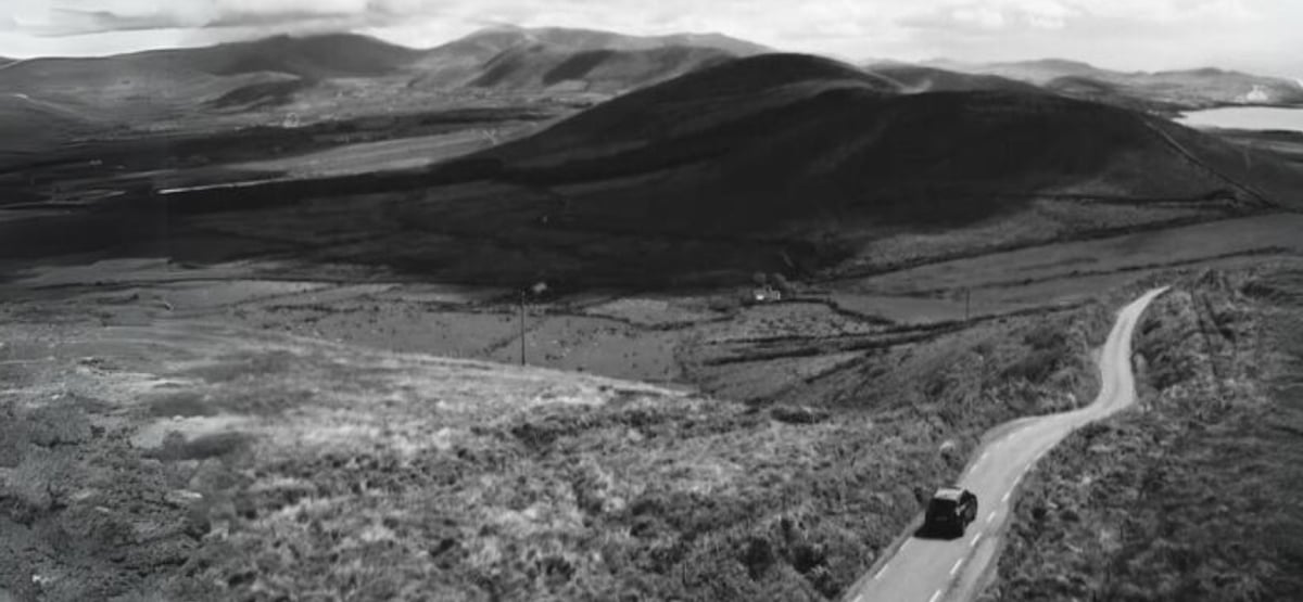 Mountain road cinematography